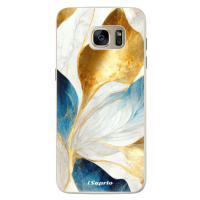Silikónové puzdro iSaprio - Blue Leaves - Samsung Galaxy S7