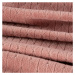 Mäkká ružová deka CINDY4 s geometrickým vzorom 70x160 cm