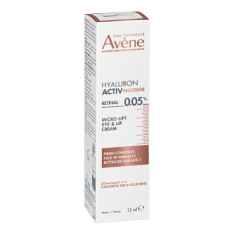 AVENE Hyaluron activ procedure krém na oči a pery micro-lift s retinalom 0,05 % 15 ml