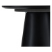 Konferenčný stolík vo svetlosivej a čiernej farbe s doskou v dekore mramoru ø 45 cm Tango – Furn
