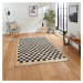 Čierny/v prírodnej farbe koberec 230x150 cm Hemp - Think Rugs