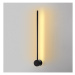 Čierne LED nástenné svietidlo ø 7 cm Sword – Opviq lights