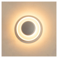 Vibia Top nástenné LED svietidlo Ø 17 cm biela