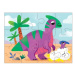 Mudpuppy Puzzle Dinosaury sada 4 v 1