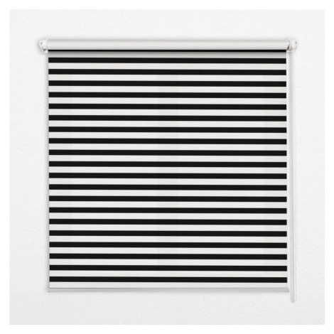 TULUP VNÚTORNÁ roleta - okenná roleta - roleta - 150x140 cm - Čierne pruhy