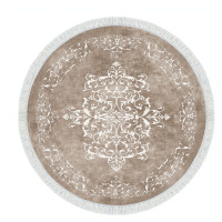 Okrúhly koberec Tapis 180 cm béžový