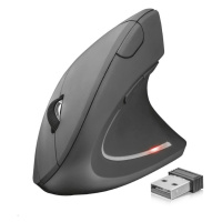 TRUST Myš Verto wireless ergonomic mouse USB, čierna (čierna)