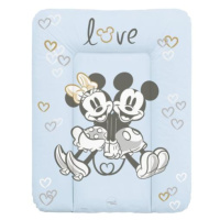 CEBA Podložka prebaľovacia mäkká na komodu 50x70 Disney Minnie & Mickey Blue