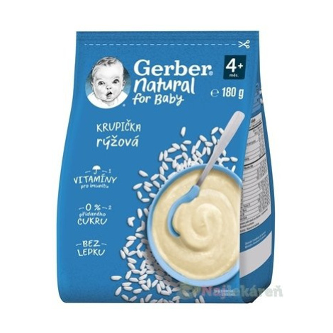 Gerber Natural Ryžová KRUPIČKA (od ukonč. 4.mesiaca) 180 g