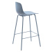 Svetlomodrá plastová barová stolička 92,5 cm Whitby – Unique Furniture