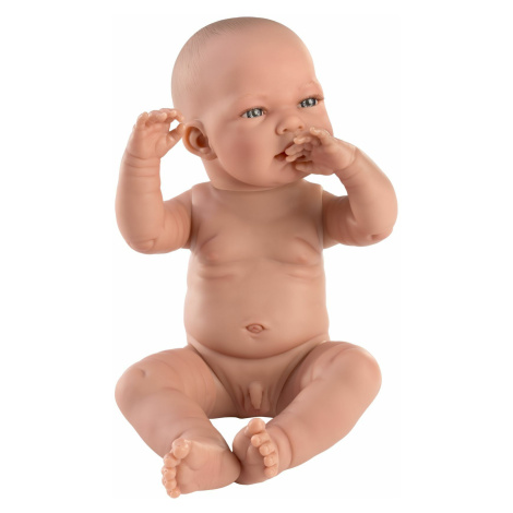 Llorens 84301 NEW BORN CHLAPČEK - realistické bábätko s celovinylovým telom - 43 cm