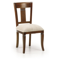 Estila Koloniálna jedálenská stolička M-Vintage s béžovým čalúnením 95cm
