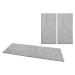 Ložnicová sada Wolly 102840 Grey - 3 díly: 67x140 (2x), 67x250 (1x) cm BT Carpet - Hanse Home ko