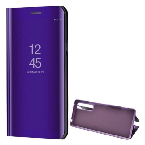 Sony Xperia 1 II, bočné otváracie puzdro s indikátorom hovoru, kryt Smart View Cover, fialové (n