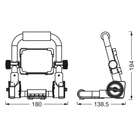 Ledvance LED-Worklight Value R-Stand reflektor 10W