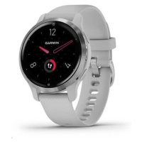 Garmin GPS športové hodinky Venu2S Silver/Gray Band, EU