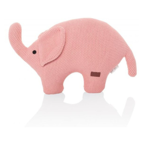BA Handmade pletená hračka pre deti Slon - ružová