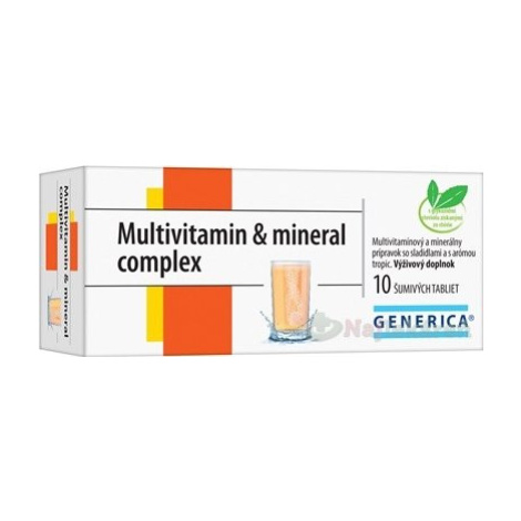 GENERICA Multivitamin & mineral complex, 10 ks