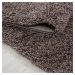 Kusový koberec Dream Shaggy 4000 taupe kruh - 120x120 (průměr) kruh cm Ayyildiz koberce