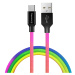 COLORWAY KABEL USB TYPE-C 2.4A 1M - MULTICOLOR (CW-CBUC018-MC)