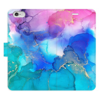 Flipové puzdro iSaprio - BluePink Paint - iPhone 6/6S