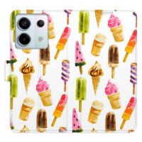 Flipové puzdro iSaprio - Ice Cream Pattern - Xiaomi Redmi Note 13 Pro 5G / Poco X6 5G