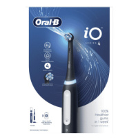 ORAL-B iO series 4 black elektrická zubná kefka+ držiak + cestovné puzdro set