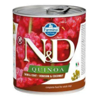 KONZERVA N&D DOG QUINOA VENISON & COCONUT 285g