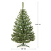 NABBI Christee 8 vianočný stromček 220 cm zelená