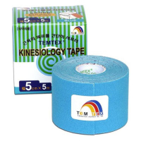 TEMTEX Tejpovacia páska kinesiotape modrá 5cm x 5m