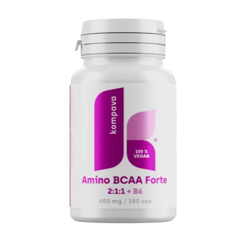 KOMPAVA Amino bcaa forte + B6 180 kapsúl