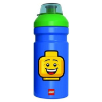 LEGO® Iconic Boy fľaša na pitie transparentná modrozelená