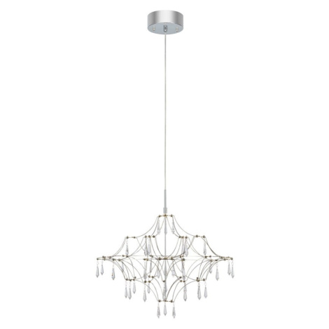 LED závesné svietidlo v striebornej farbe ø 60 cm Efesos – Markslöjd