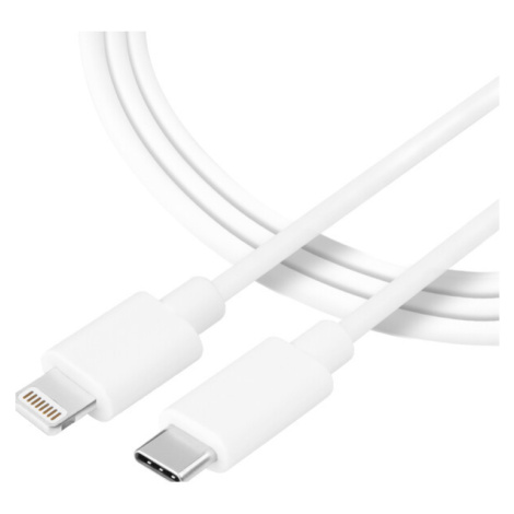 Tactical Smooth Thread Cable USB-C/Lightning 1m biely