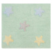 Přírodní koberec, ručně tkaný Tricolor Stars Soft Mint - 120x160 cm Lorena Canals koberce