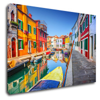 Impresi Obraz Farebné Benátky - 90 x 60 cm
