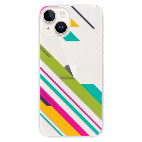Odolné silikónové puzdro iSaprio - Color Stripes 03 - iPhone 15 Plus