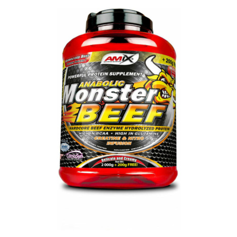 AMIX Anabolic monster BEEF 90% proteín jahoda a banán 2200 g