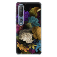 Odolné silikónové puzdro iSaprio - Dark Flowers - Xiaomi Mi 10 / Mi 10 Pro