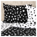 4Home Bavlnené obliečky Dalmatín čiernobiela, 220 x 200 cm, 2 ks 70 x 90 cm