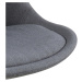Dkton 23396 Dizajnová stolička Nascha, tmavo šedá