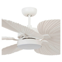 Stropný ventilátor Beacon so svetlom Bali white Ø 132 cm tichý