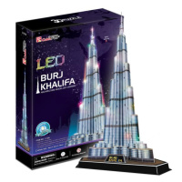 Puzzle 3D Burj Khalifa / ľad - 136 dielikov