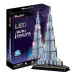 Puzzle 3D Burj Khalifa / ľad - 136 dielikov