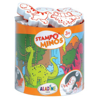 Aladine Detské pečiatky s príbehom Stampo Minos 10 ks Dinosaury
