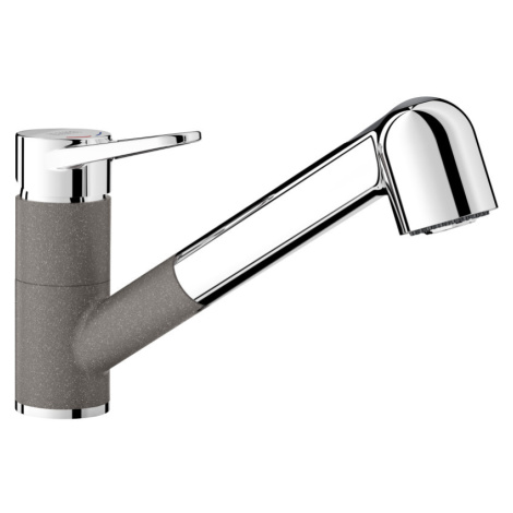 Blanco Wega II-S silgranit/chróm hliníková metalíza
