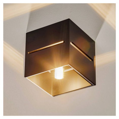 Stropné svietidlo Top, čierne telo SOLLUX LIGHTING