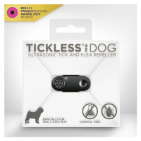 TICKLESS MINI DOG DOBIJATELNY ULTRAZVUKOVY ODPUDZOVAC KLIESTOV A BLCH PRE PSOV - BLACK