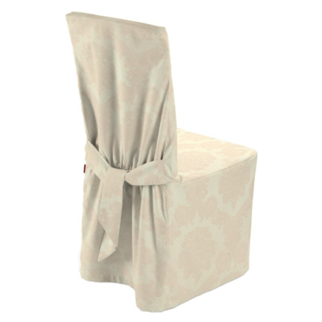 Dekoria Návlek na stoličku, béžová tkanina s vytkaným ornamentom , 45 x 94 cm, Damasco, 613-01