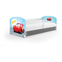 Expedo Detská posteľ  LUKO s matracom, 80x160, Blesk McQueen